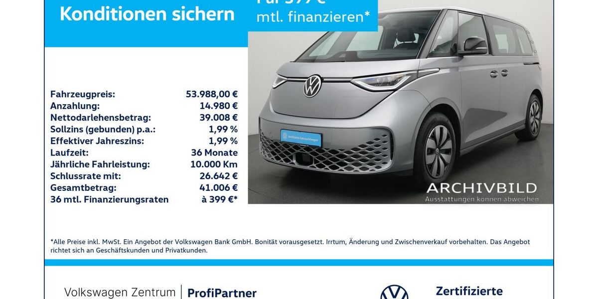VW ID. Buzz 4.805 km 49.980 &euro; Leverkusen 51379