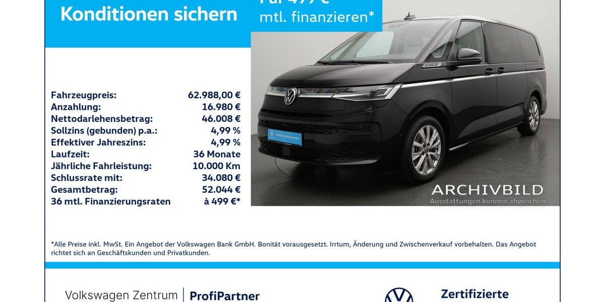 VW T7 Multivan 10.949 km 62.980 &euro; Leverkusen 51379