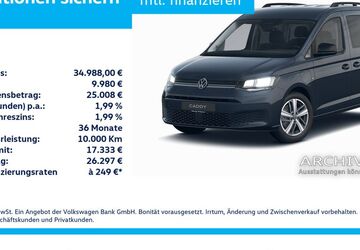 VW Caddy 10.201 km 34.988 &euro; Leverkusen 51379