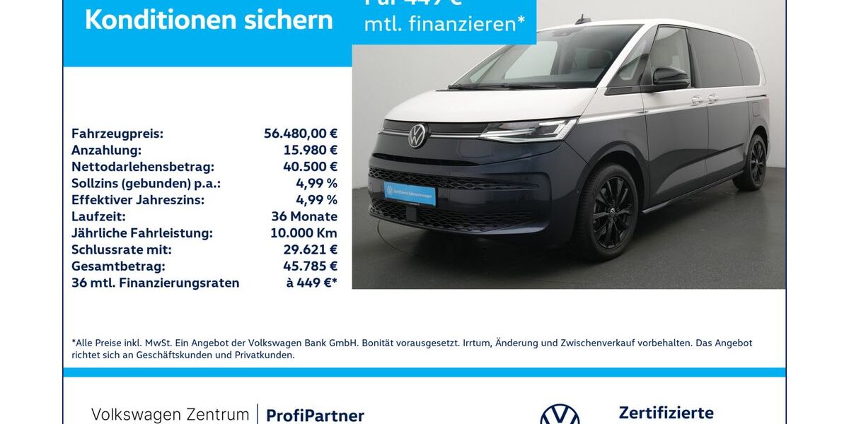 VW T7 Multivan 26.447 km 54.980 &euro; Leverkusen 51379