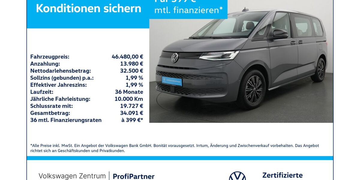 VW T7 Multivan 14.320 km 46.480 &euro; Leverkusen 51379