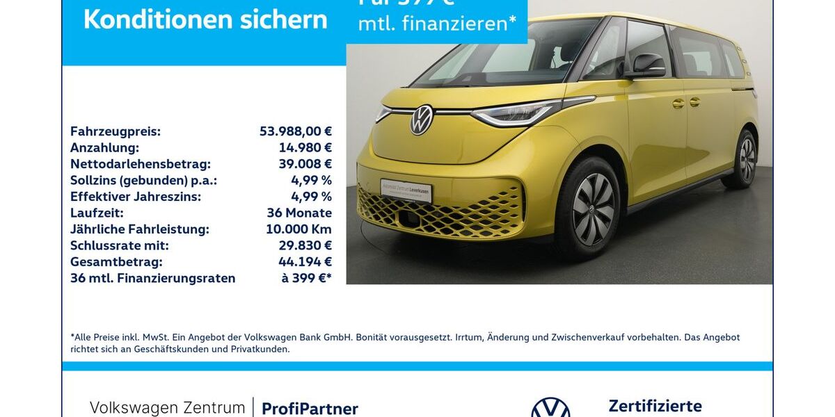 VW ID. Buzz 21.604 km 50.980 &euro; Leverkusen 51379