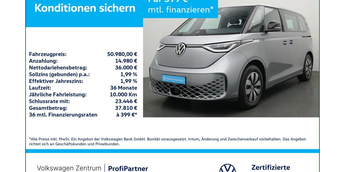 VW ID. Buzz 4.805 km 49.980 &euro; Leverkusen 51379