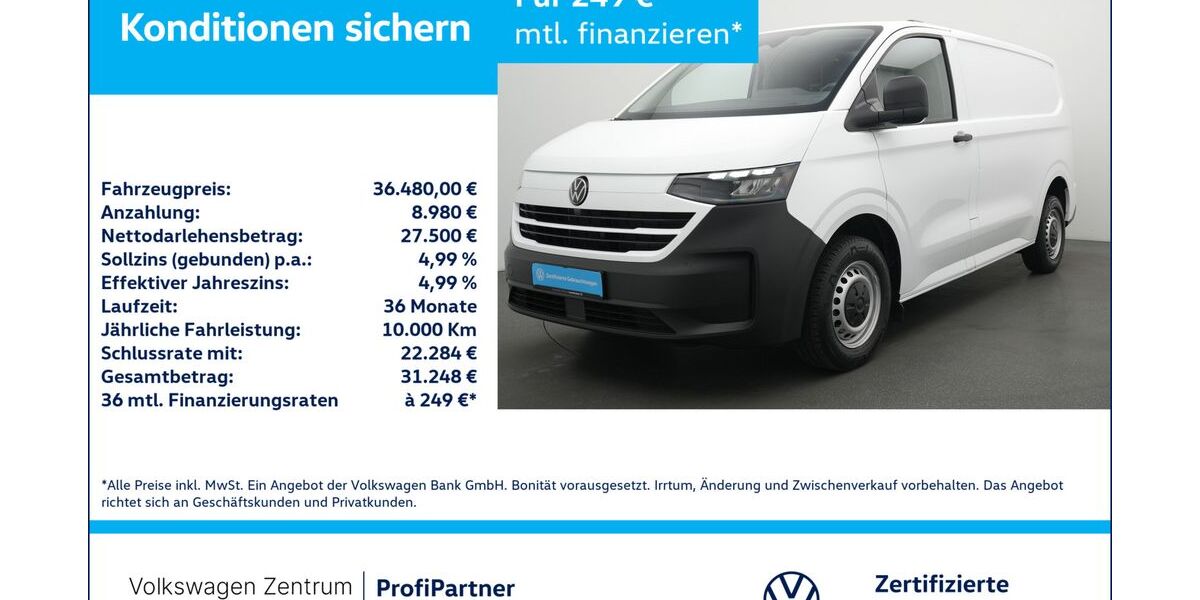 VW T7 Transporter 15.466 km 33.980 &euro; Leverkusen 51379